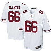 Nike Men & Women & Youth 49ers #66 Martin  White Team Color Game Jersey,baseball caps,new era cap wholesale,wholesale hats
